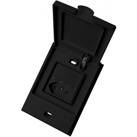 CJ TOMADA 10A - BLUX B.L'ACQUA BLACK GRAFITE